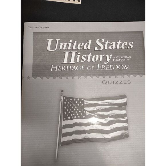 Abeka United States History Heritage of Freedom Teacher Quiz / Test / Answer Key - Picture 2 of 4
